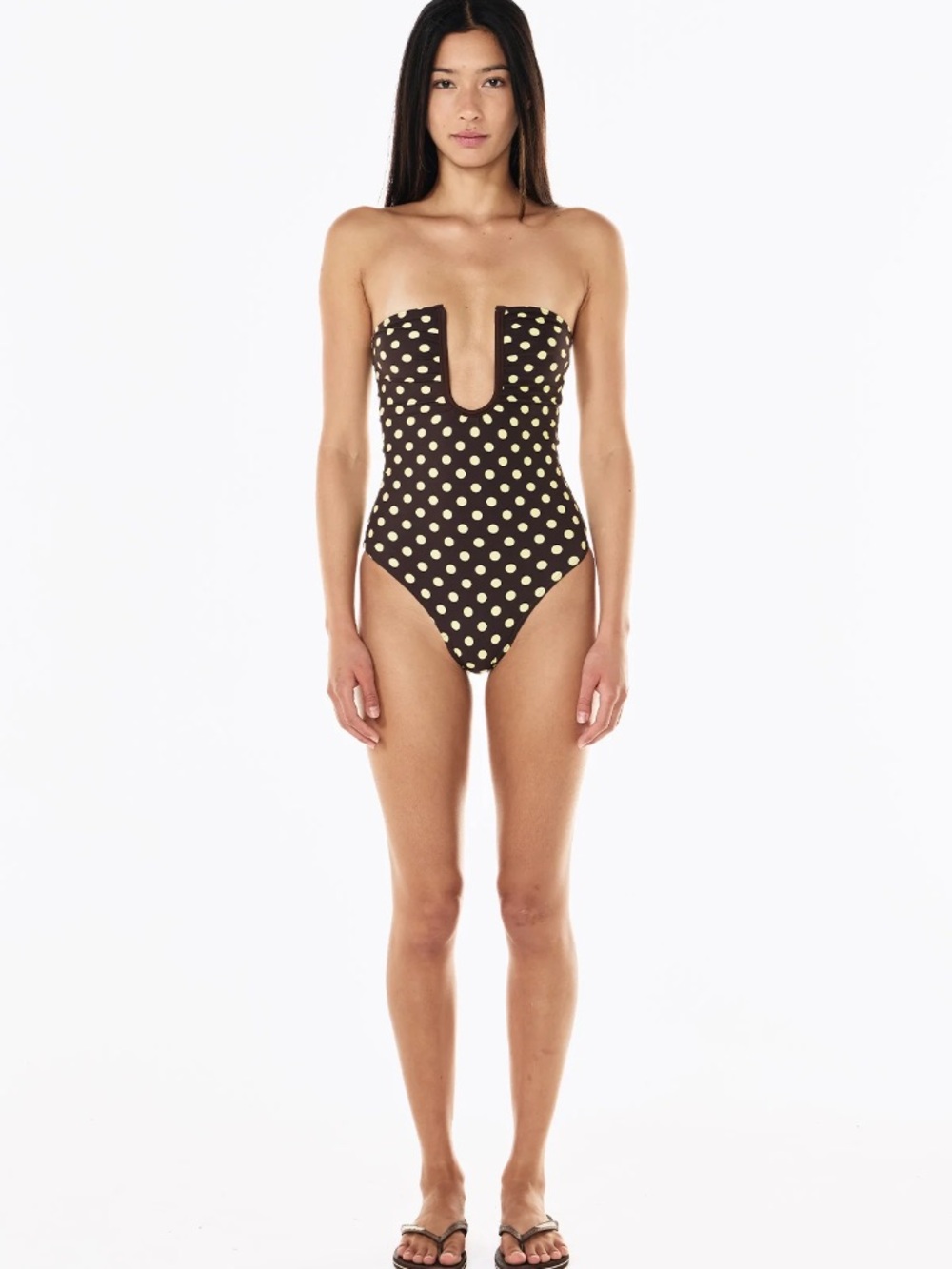 NWT PEGGY ONE PIECE MOCHA LEMONADE